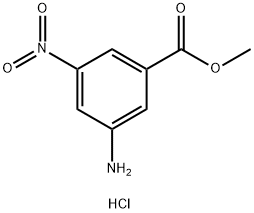 methyl 3-amino-5-nitrobenzoate hydrochloride Structure