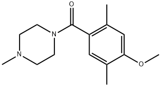 (4-methoxy-2,5-dimethylphenyl)(4-methylpiperazin-1-yl)methanone Structure