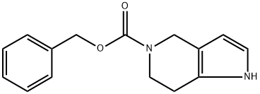 1,4,6,7-Tetrahydro-pyrrolo[3,2-c]pyridine-5-carboxylic acid benzyl ester Structure