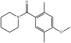 (4-methoxy-2,5-dimethylphenyl)(piperidin-1-yl)methanone Structure