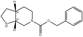 cis-Octahydro-pyrrolo[2,3-c]pyridine-6-carboxylic acid benzyl ester Structure