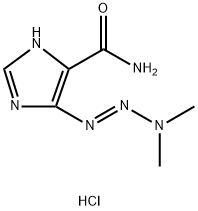 1H-Imidazole-4-carboxamide, 5-(3,3-dimethyl-1-triazen-1-yl)-, hydrochloride (1:1) Structure