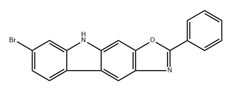 7-Bromo-2-phenyl-5H-oxazolo[5,4-b]carbazole Structure