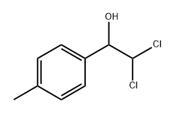 Benzenemethanol, α-(dichloromethyl)-4-methyl- Structure