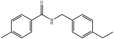 N-(4-ethylbenzyl)-4-methylbenzamide Structure