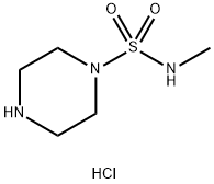 N-Methylpiperazine-1-sulfonamide hydrochloride 구조식 이미지