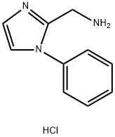 (1-phenyl-1H-imidazol-2-yl)methanamine dihydrochloride 구조식 이미지