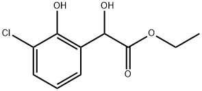 Ethyl 3-chloro-α,2-dihydroxybenzeneacetate Structure