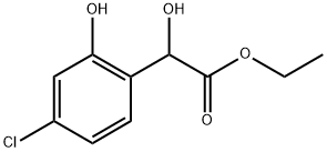 Ethyl 4-chloro-α,2-dihydroxybenzeneacetate Structure