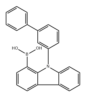 B-(9-[1,1′-Biphenyl]-3-yl-9H-carbazol-1-yl)boronic acid Structure