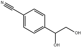 4-(1,2-Dihydroxyethyl)benzonitrile 구조식 이미지