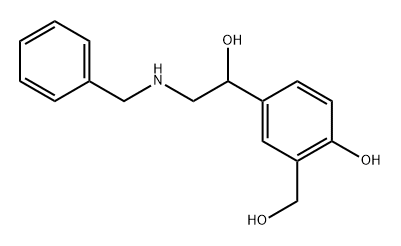 1,3-Benzenedimethanol, 4-hydroxy-α1-[[(phenylmethyl)amino]methyl]- Structure