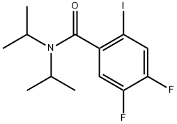 4,5-Difluoro-2-iodo-N,N-bis(1-methylethyl)benzamide Structure