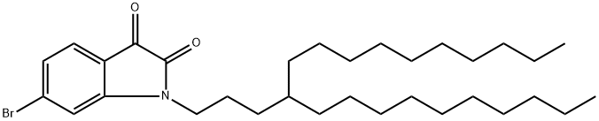 6-bromo-1-(4-decylpentadecyl)indoline-2,3-dione Structure