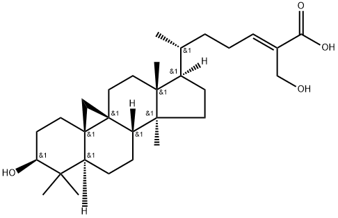 27-HydroxyMangiferolic acid 구조식 이미지