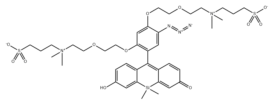 CalFluor 580 Azide 구조식 이미지