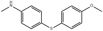 4-[(4-Methoxyphenyl)thio]-N-methylbenzenamine Structure