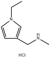 (1-ethyl-1H-pyrrol-3-yl)methyl](methyl)amine hydrochloride 구조식 이미지