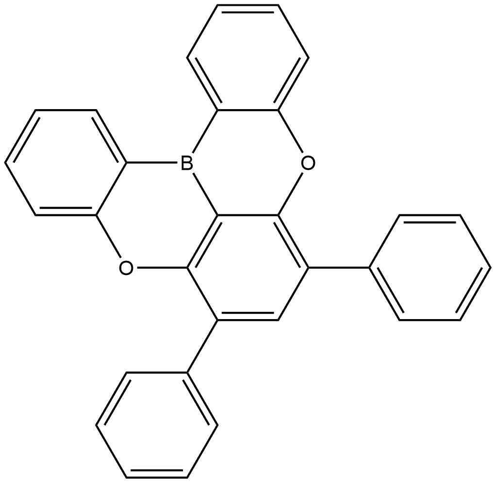 6,8-diphenyl-5,9-dioxa-13b-boranaphtho[3,2,1-de]anthracene Structure