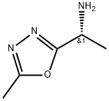 1,3,4-Oxadiazole-2-methanamine, α,5-dimethyl-, (αR)- 구조식 이미지