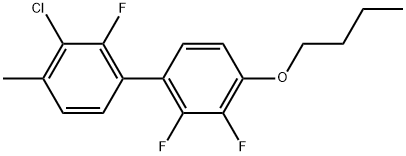 4-Butoxy-3'-chloro-2,2',3-trifluoro-4'-methyl-1,1'-biphenyl Structure