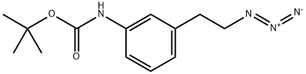 Carbamic acid, [3-(2-azidoethyl)phenyl]-, 1,1-dimethylethyl ester (9CI) 구조식 이미지