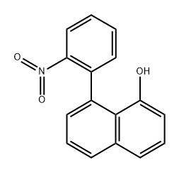 8-(2-Nitrophenyl)-1-naphthalenol Structure