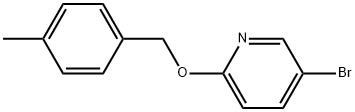 Pyridine, 5-bromo-2-[(4-methylphenyl)methoxy]- Structure