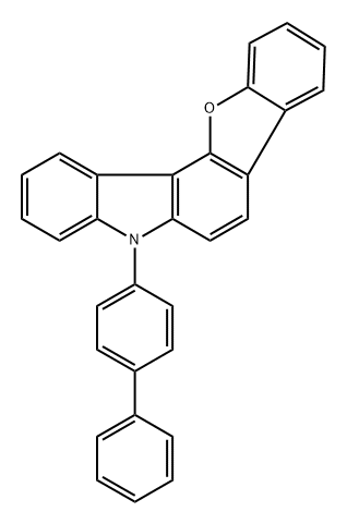 5-[1,1′-Biphenyl]-4-yl-5H-benzofuro[3,2-c]carbazole Structure