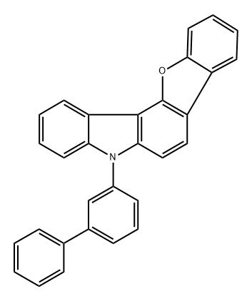 5-[1,1′-Biphenyl]-3-yl-5H-benzofuro[3,2-c]carbazole Structure