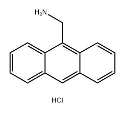 C-ANTHRACEN-9-YL-METHYLAMINE HYDROCHLORIDE 구조식 이미지