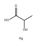 Propanoic acid, 2-hydroxy-, silver(1+) salt (1:1) 구조식 이미지