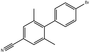 4-(3,5-dimethyl)-[4'-bromophenyl]benzonitrile Structure