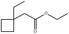 (1-Ethyl-cyclobutyl)-acetic acid ethyl ester Structure