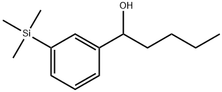 α-Butyl-3-(trimethylsilyl)benzenemethanol Structure