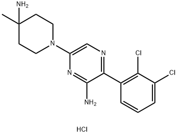 SHP099 (hydrochloride) 구조식 이미지