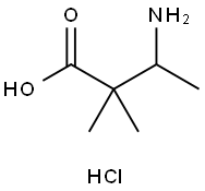 3-AMINO-2,2-DIMETHYLBUTANOIC ACID HYDROCHLORIDE Structure