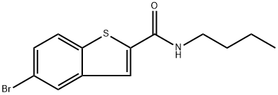 5-Bromo-N-butylbenzo[b]thiophene-2-carboxamide Structure