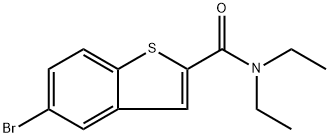 5-Bromo-N,N-diethylbenzo[b]thiophene-2-carboxamide Structure