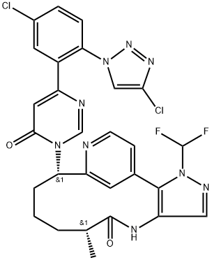 BMS-986165 구조식 이미지