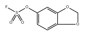 Fluorosulfuric acid, 1,3-benzodioxol-5-yl ester 구조식 이미지