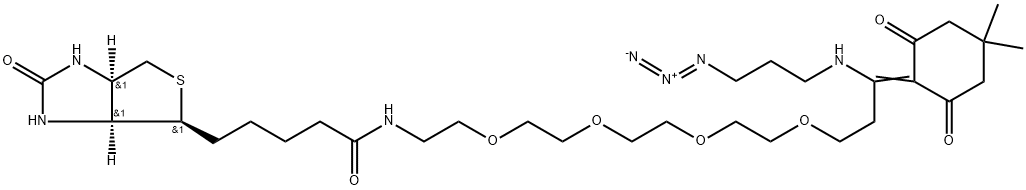 Dde Biotin-PEG4-Azide 구조식 이미지