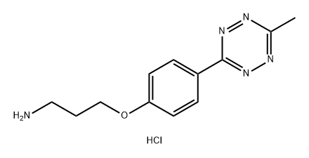 Methyltetrazine-propylamine HCl salt 구조식 이미지