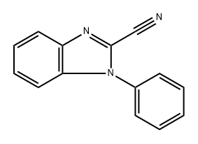 1-Phenyl-1H-benzimidazole-2-carbonitrile Structure