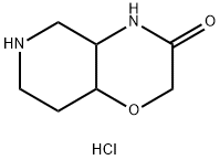 Octahydro-2H-pyrido[4,3-b]morpholin-3-one hydrochloride Structure