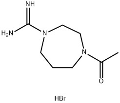 4-acetyl-1,4-diazepane-1-carboximidamide hydrobromide Structure