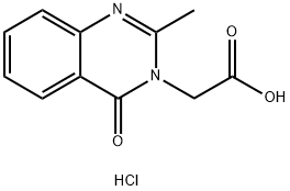 2-(2-Methyl-4-oxo-3,4-dihydroquinazolin-3-yl)acetic acid hydrochloride 구조식 이미지