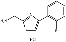 4-(2-fluorophenyl)-1,3-thiazol-2-yl]methanamine dihydrochloride 구조식 이미지