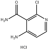4-amino-2-chloropyridine-3-carboxamide hydrochloride Structure