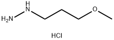 (3-methoxypropyl)hydrazine hydrochloride 구조식 이미지
